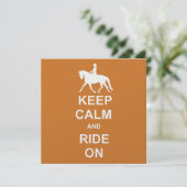 SUSPENSION KEEP CALM 5.25 x 5.25 carte (Debout devant)