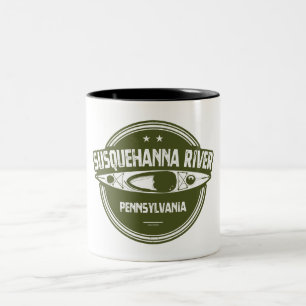 Susquehanna River, Pennsylvania Tweekleurige Koffiemok
