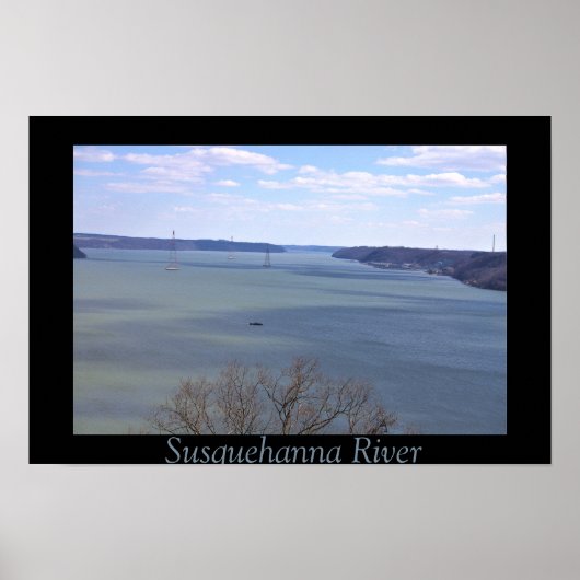 Susquehanna rivier poster (Voorkant)
