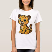 Süßes Baby-Geparden-Design T-shirt (Voorkant)