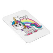 Süßes Einhorn Unicorn mit großen Augen Magneet (Rechterzijde)