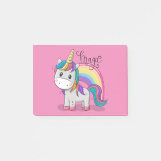 Süßes Einhorn Unicorn mit großen Augen Post-it® Notes