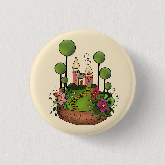 süßes Land Ronde Button 3,2 Cm (Voorkant)