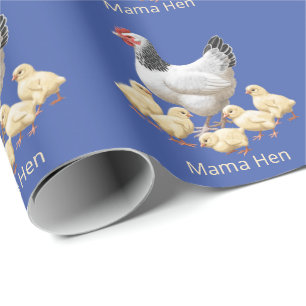 Sussex Chicken Mama Hen en Chicken Chicken Cadeaupapier