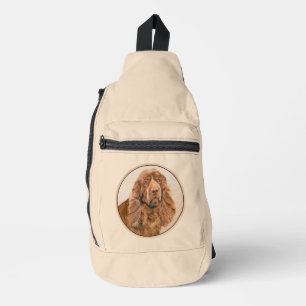 Sussex Spaniel Schilderij Mooie Originele Huisdier Sling Bag