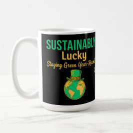 Sustainably Lucky Earth Eco-Friendly Green Living  Koffiemok