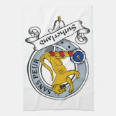 Sutherland Clan Badge Theedoek (Verticaal)