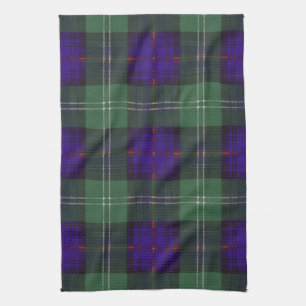 Sutherland Clan Pset Scottish tartan Theedoek