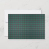 Sutherland Scottish Tartan RSVP (Achterkant)