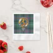 Sutherland Tartan & Badge Servet (Insitu)