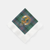 Sutherland Tartan & Badge Servet (Hoek)