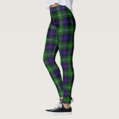Sutherland tartan blue green plaid leggings (Links)