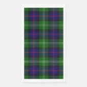 Sutherland tartan blue green plaid servet (Voorkant)