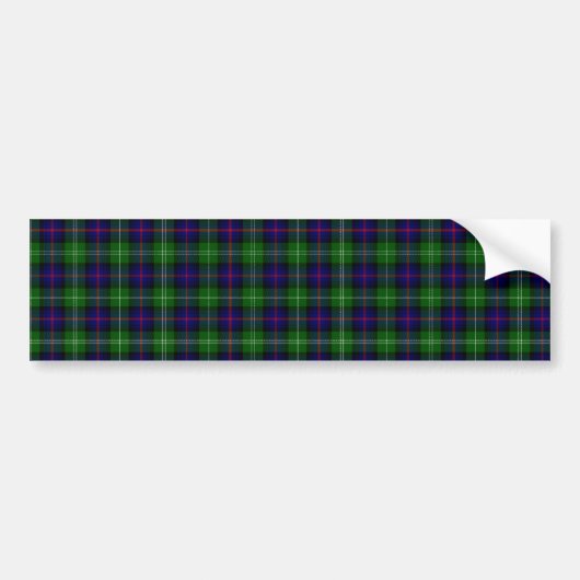 Sutherland Tartan Bumpersticker (Voorkant)