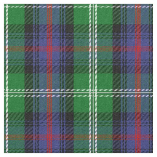 Sutherland Tartan Print Stof (Close Up)