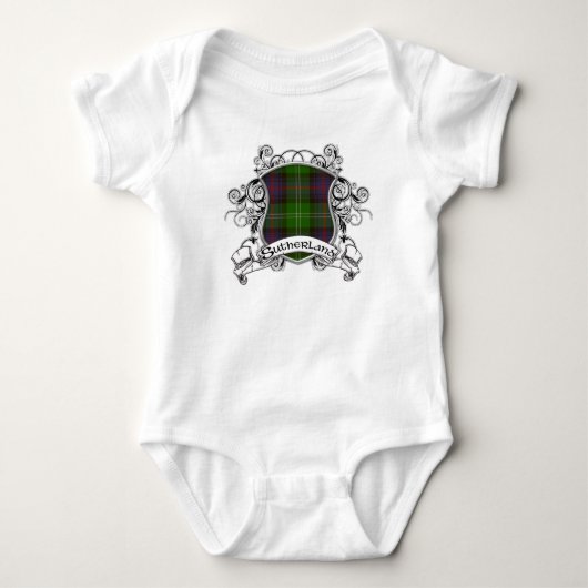 Sutherland Tartan Shield Romper (Voorkant)