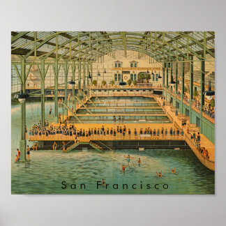 Sutro Baths Pavilion San Francisco 1885 Victoriaan Poster