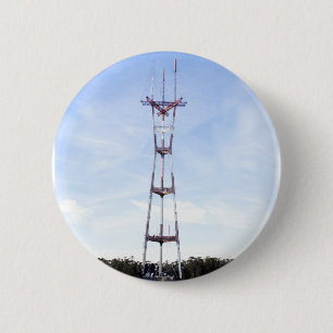 Sutro Tower Ronde Button 5,7 Cm