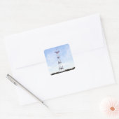 Sutro Tower Vierkante Sticker (Envelop)