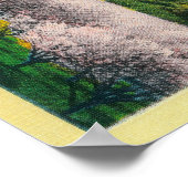 Sutter Buttes and Orchards in Bloom Poster (Hoek)