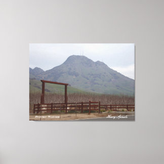 Sutter Buttes Mountain Range Canvas Afdruk