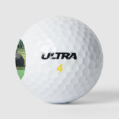 Sutter Buttes Mountain Range de Bull foto Golf. Golfballen (Logo)