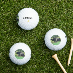 Sutter Buttes Mountain Range de Bull foto Golf. Golfballen