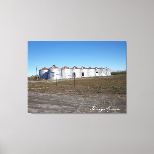 Sutter Buttes Mountain Range Ranch Canvas Afdruk (Voorkant)