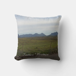 Sutter Buttes Mountain Range werpen kussen