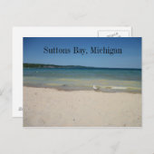 Sutton Bay Michigan Post Card Briefkaart (Voorkant / Achterkant)