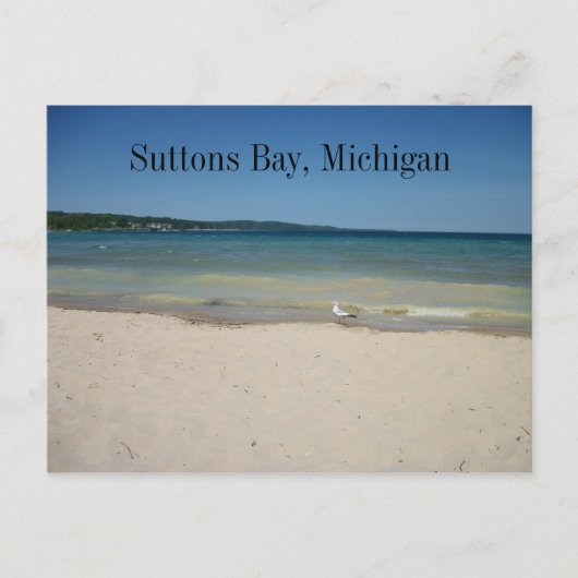 Sutton Bay Michigan Post Card Briefkaart (Voorkant)