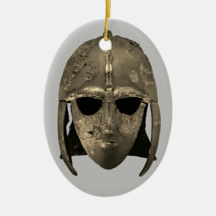 Sutton Hoo helmet Keramisch Ornament