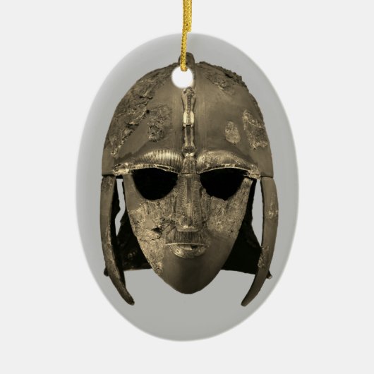 Sutton Hoo helmet Keramisch Ornament (Voorkant)