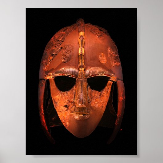 Sutton Hoo helmet Poster (Voorkant)
