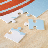 Sutton op Zee, naast de reisposter. Legpuzzel (Zijkant)