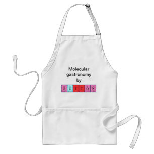 Sutton periodiek table name apron standaard schort