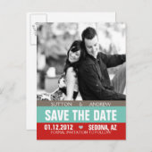 Sutton Wedding aangekondigd Aankondigingskaart (Voorkant / Achterkant)