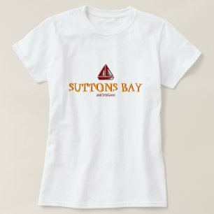 SUTTONS BAY, MICHIGAN, Dames Baby Doll (gemonteerd T-shirt
