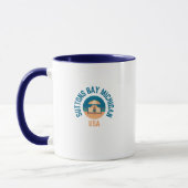 Suttons Bay Michigan Ville natale Café Mug (Gauche)