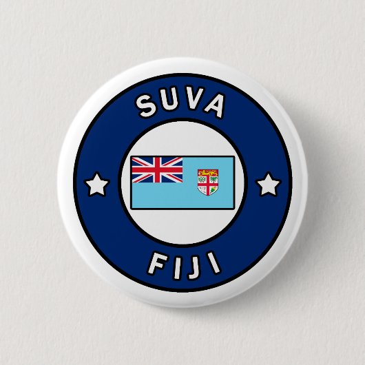 Suva Fiji Ronde Button 5,7 Cm (Voorkant)