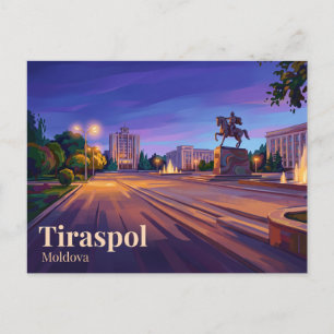 Suvorovplein Moldavië Briefkaart