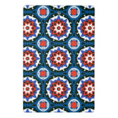 Suzani patroon met blote versiering mini klembord (Achterkant)