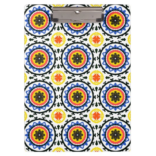 Suzani Pattern Klembord (Voorkant)