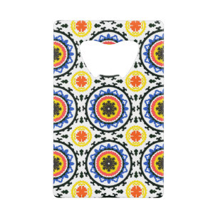 Suzani Pattern Kredietkaart Flessenopener