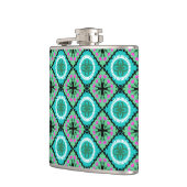 Suzani Pattern met Uzbek and Kazakse Motifs Heupfles (Links)