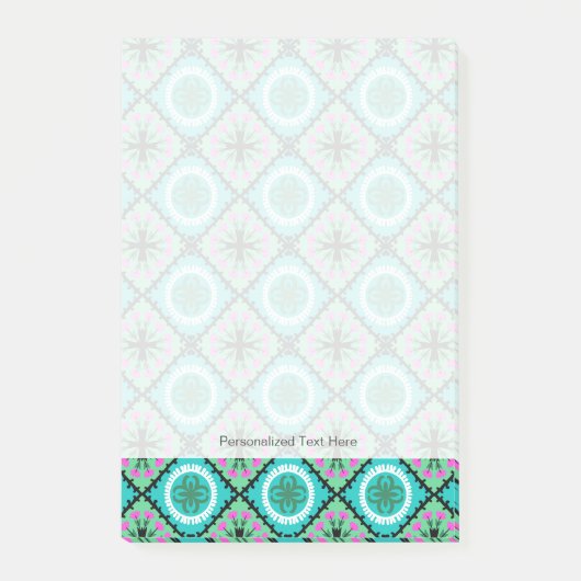 Suzani Pattern met Uzbek and Kazakse Motifs Post-it® Notes (Voorkant)