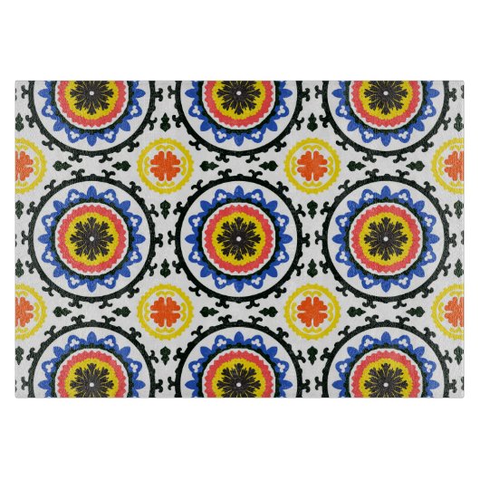 Suzani Pattern Snijplank (Voorkant)