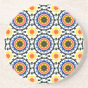Suzani Pattern Zandsteen Onderzetter