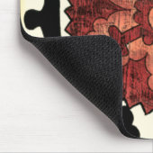 Suzani Style Decorative Floral Pattern Muismat (Hoek)