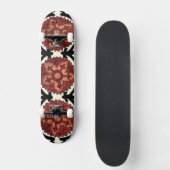 Suzani Style Decorative Floral Pattern Skateboard (Voorkant)